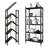 Jahod 5-Tier Foldable Metal Shelving Unit with Wheels-1034127964-1037206104