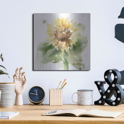 «Sunflower Meadow III» par Katrina Pete - reproduction de dessin non encadrée