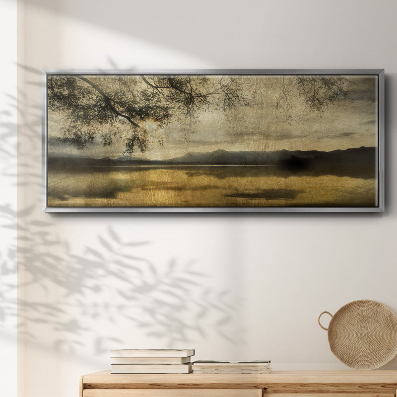 Golden Staffelsee Lake, Argent, H 12 po x l 30 po x P 1,5 po