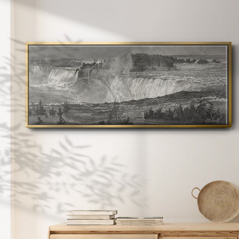 Niagara- Framed Canvas, 24" H x 60" W