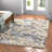 Arcus Abstract Hand Knotted Cream Area Rug-59803370