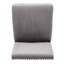 Tabouret de comptoir en velours de finition espresso 26 po-82941333
