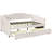 Upholstered Daybed In Beige With Two Practical Drawers And A Soft Fabric Covering Spacious Drawer Systems - Enhance Your Storage Options-700866468