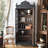 Black Solid + Manufactured Wood + Glass Display Cases