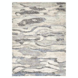 Gray Nu Vibrant Solid Modern Tibetan Wool Rug - 10' x 14'