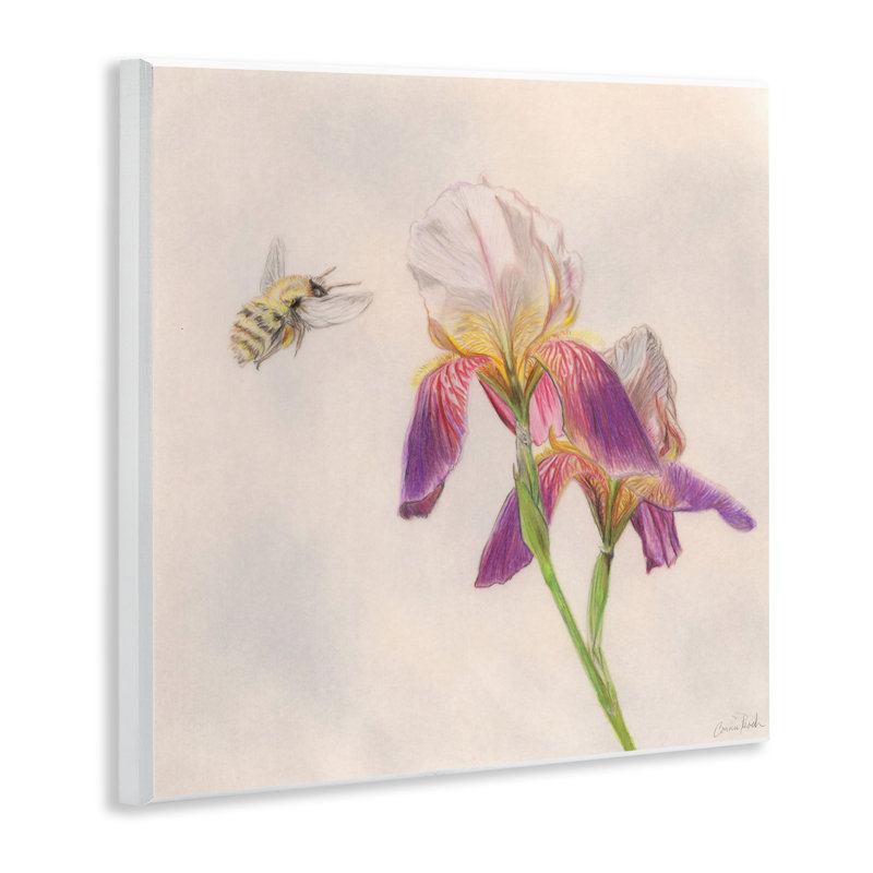 Art mural, abeilles printanières, par Connie Resch