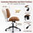 Adjustable Height Drafting Stool with Footring Wheels-651689551