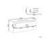 1200mm Single Bathroom Vanity with Integrated Ceramic Basin