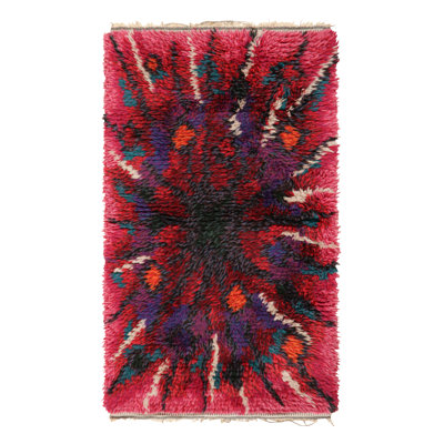One-of-a-Kind 2’6x4’4 Hand Knotted Area Rug
