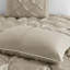 Édredon très grand 7 pièces Taupe