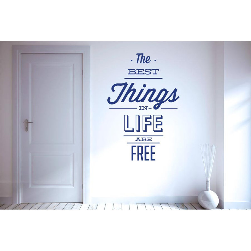 Non-Wall Damaging Wall Decal, Light Blue, Medium