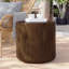 Table d'appoint ronde, table de bout simple pour patio, jardin, cour arrière, salon-2096795962-2096795960