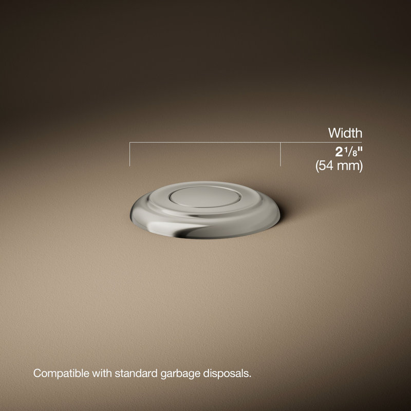 Garbage Disposal Air Switch Kit, Vibrant Polished Nickel