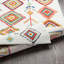 Tapis rouge / orange Elissa Southwestern-44183033