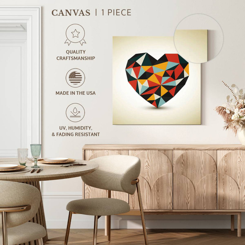Hardie Abstract Heart, 16" H x 16" W