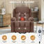 Fauteuil inclinable Power Lift avec chauffage, massage et port USB-295139954
