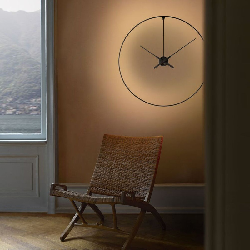 Ombra Aluminium Skeleton Wall Clock