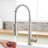 Commercial Kitchen Faucet With Pull Out Sprayer, Single Handle Single Lever Kitchen Sink Faucet-116628718