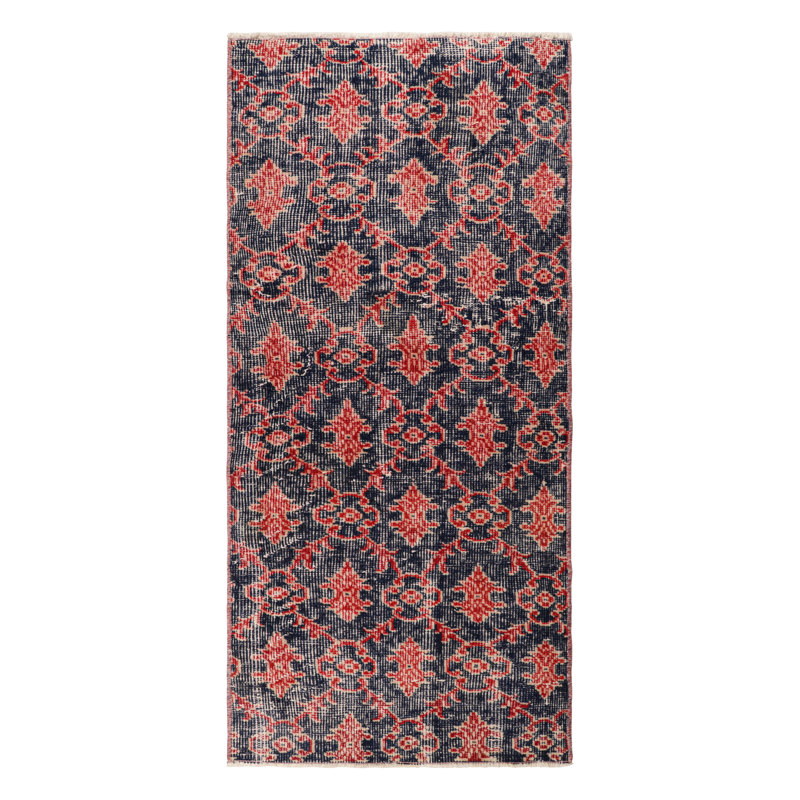 One-of-a-Kind 2'11" X 4'2" Hand Knotted Area Rug
