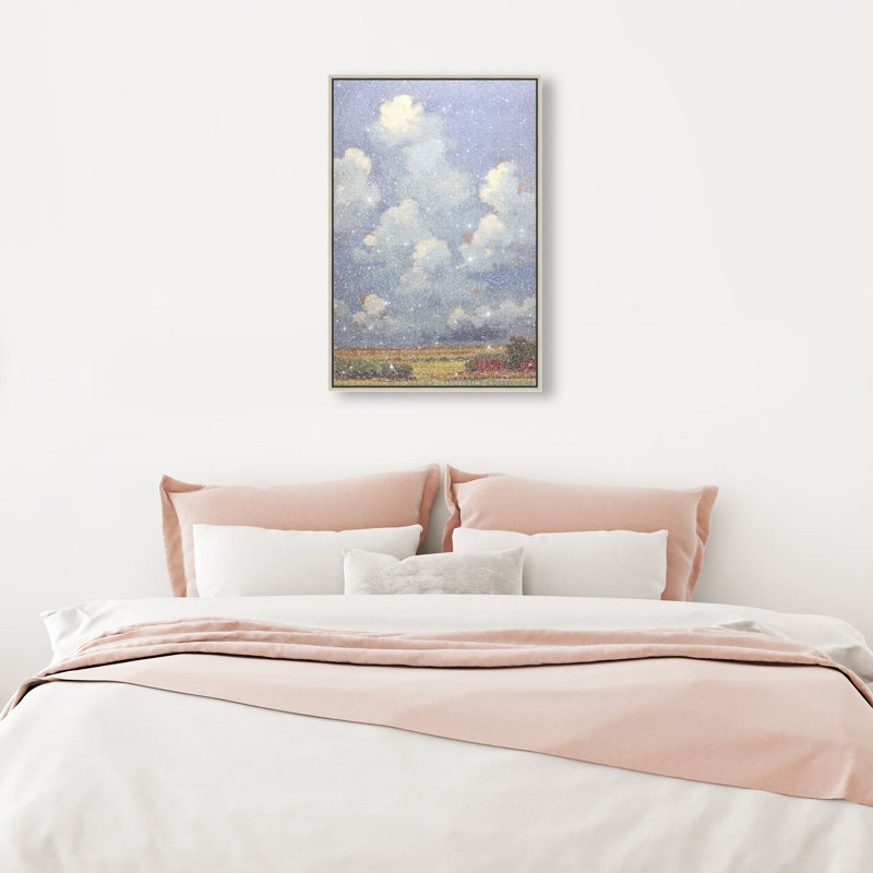 Dreamy Sky Canvas Landscape & Nature Print by Oliver Gal, Black Frame, 10 x 15, 17"H x 25"W, Silver Floater Frame