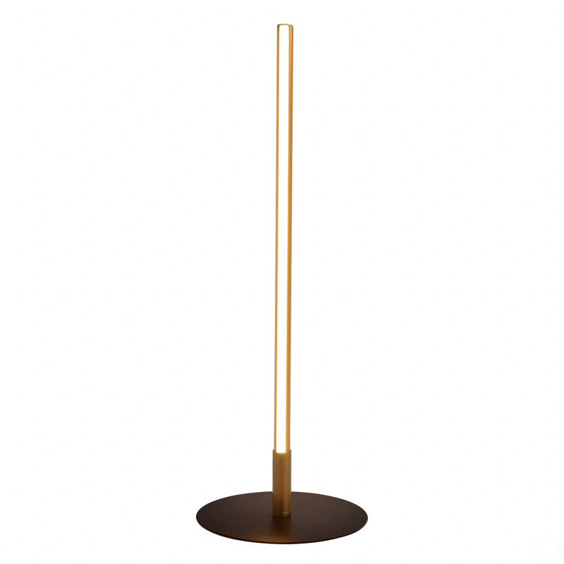 Lampe de table avec interrupteur marche / arrêt sur base ronde en métal