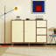 Buffet beige en bois manufacturé-1783826438