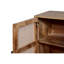 Armoire décorative 35 pouces avec 2 portes en rotin