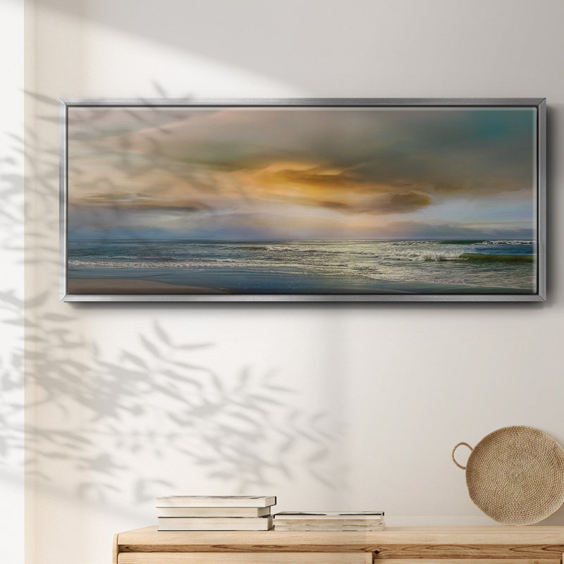 Evening Light- Framed Canvas, 24" H x 60" W