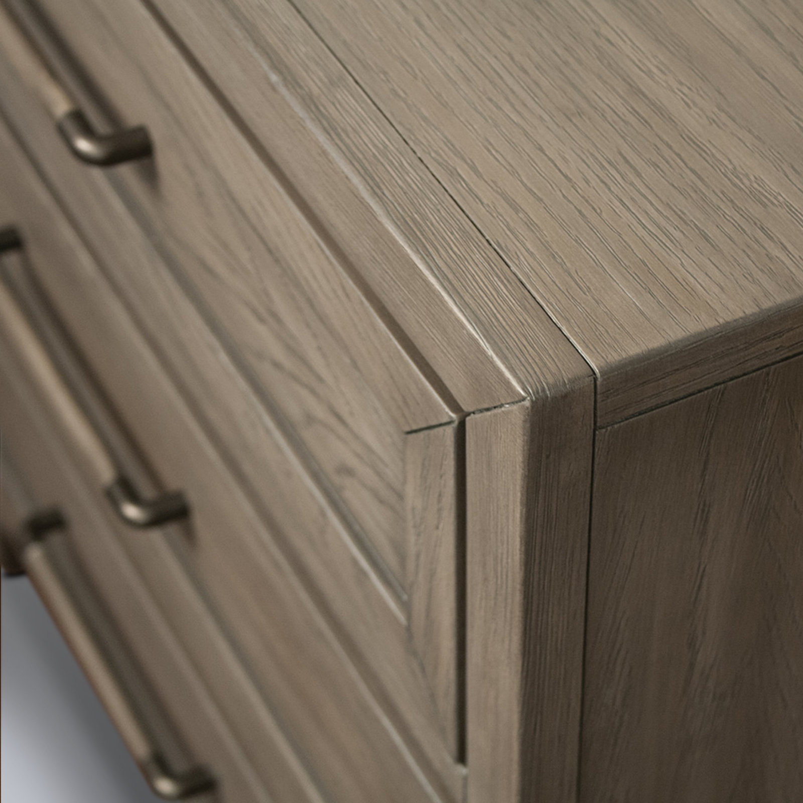 Karson 3 - Drawer Nightstand, Gray Wash