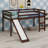 Multifunctional Loft Bed, Includes Slide-1057619973