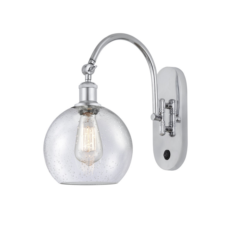Bras pivotant en acier Ellington, Ampoule non incluse, Chrome poli