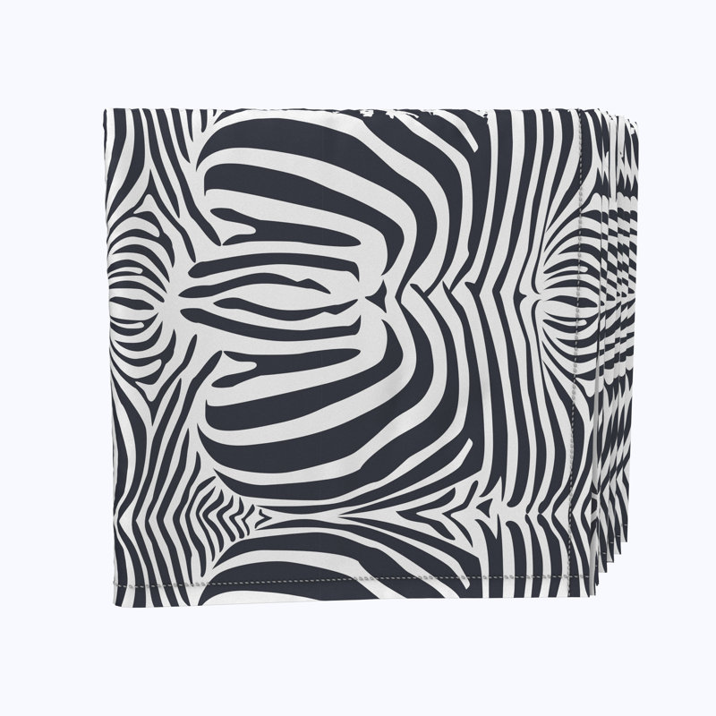 Polyester Animal Print Square Napkin