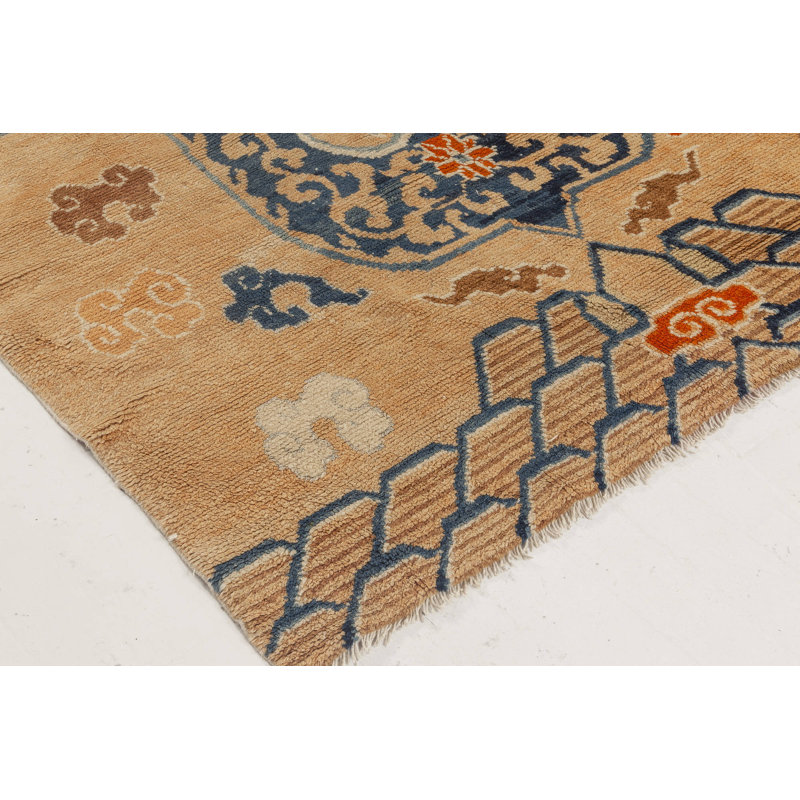 Antique One-of-a-Kind Rectangle 4'7" X 8'4" Area Rug