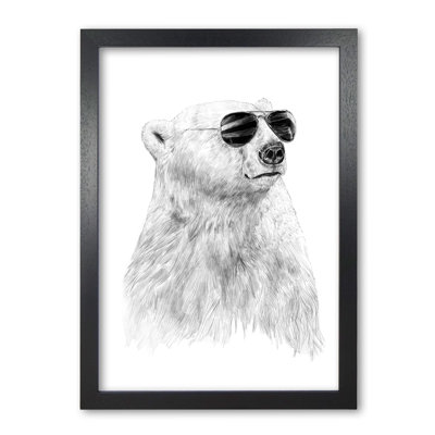 Don't Let The Sun Go Down Bear by Mercedes Lopes Charro - Print