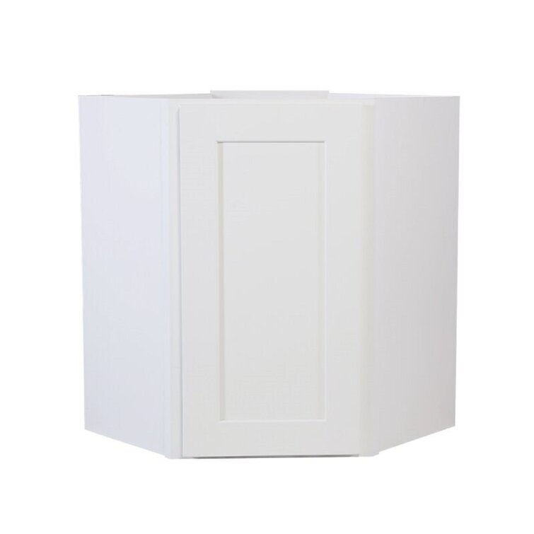 24W X 42H Kitchen Wall Diagonal Corner Cabinet - Shaker Style
