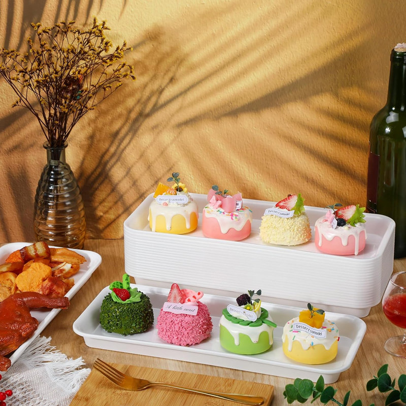 Serving Tray For Parties, Serving Platter, 20pcs