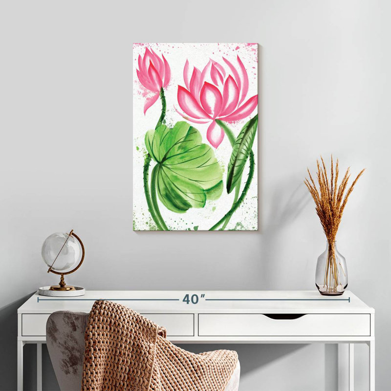 Fleurs de lotus Harnek, H 24 po x l 16 po