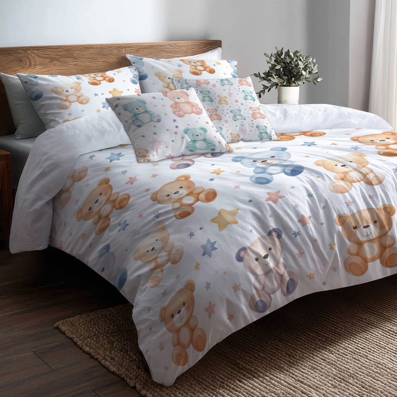 Ensemble d'édredon pour enfants 6 pièces, Queen Comforter + 5 Additional Pieces