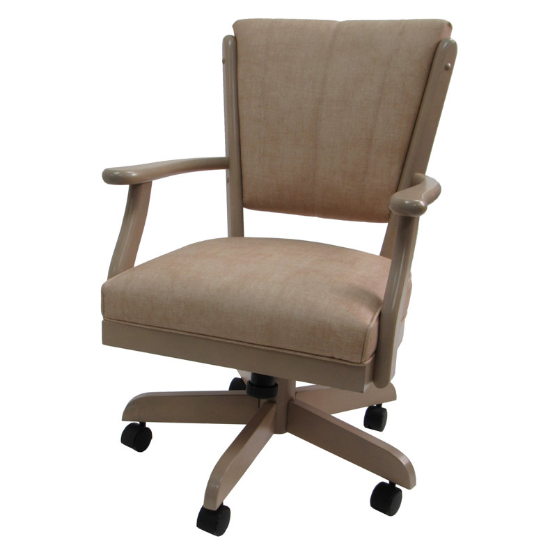 Chaise avec accoudoirs Middlesbrough, Denim beige, Beige