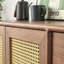 Buffet de rangement minimaliste en bois massif-129222260