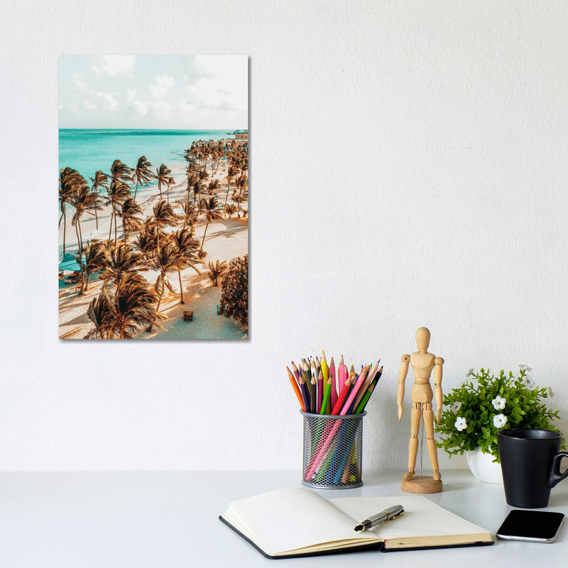 La vie à la plage, H 26 po x l 18 po x P 1,5 po