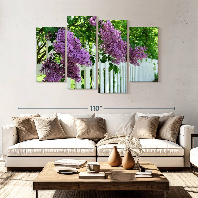 Clôture Harnek lilas, H 54 po x l 84 po