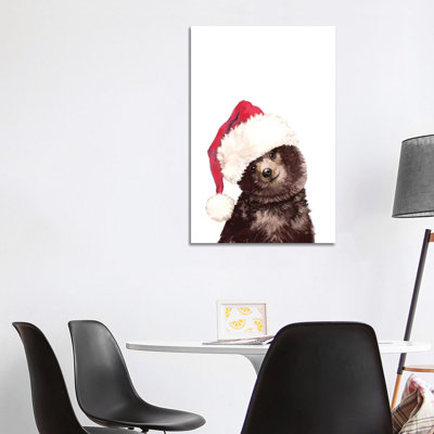 Santa Baby Bear by Big Nose Work - Wrapped Canvas Gallery-Wrapped Canvas Giclée