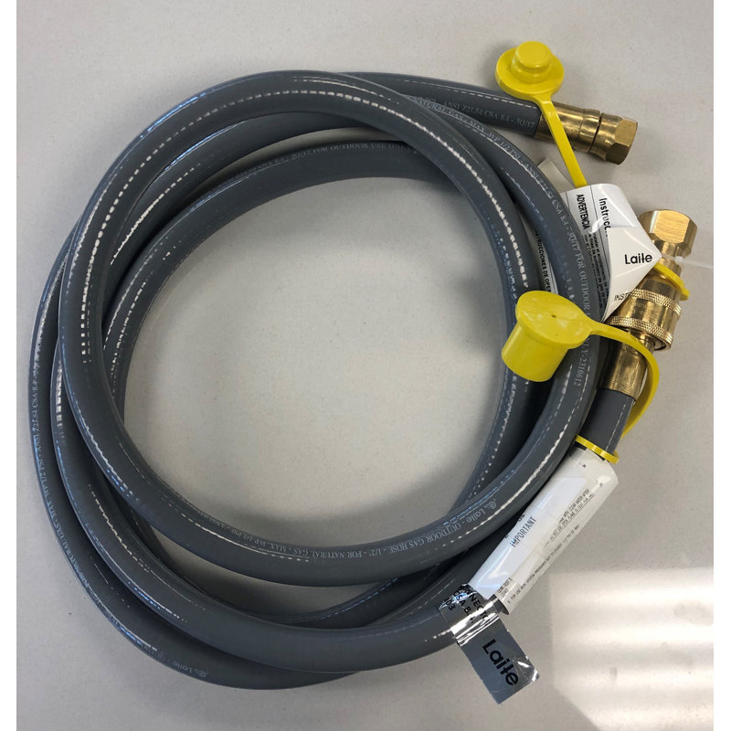 Mont Alpi Liquid Propane to Natural Gas Grill Conversion Kit with Regulator and 10 Foot Hose