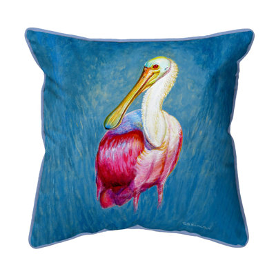  Housse et insert de coussin carré extérieur Spoonbilil Portrait