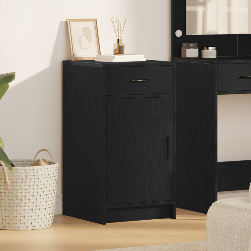 40cm Sideboard, Black Oak