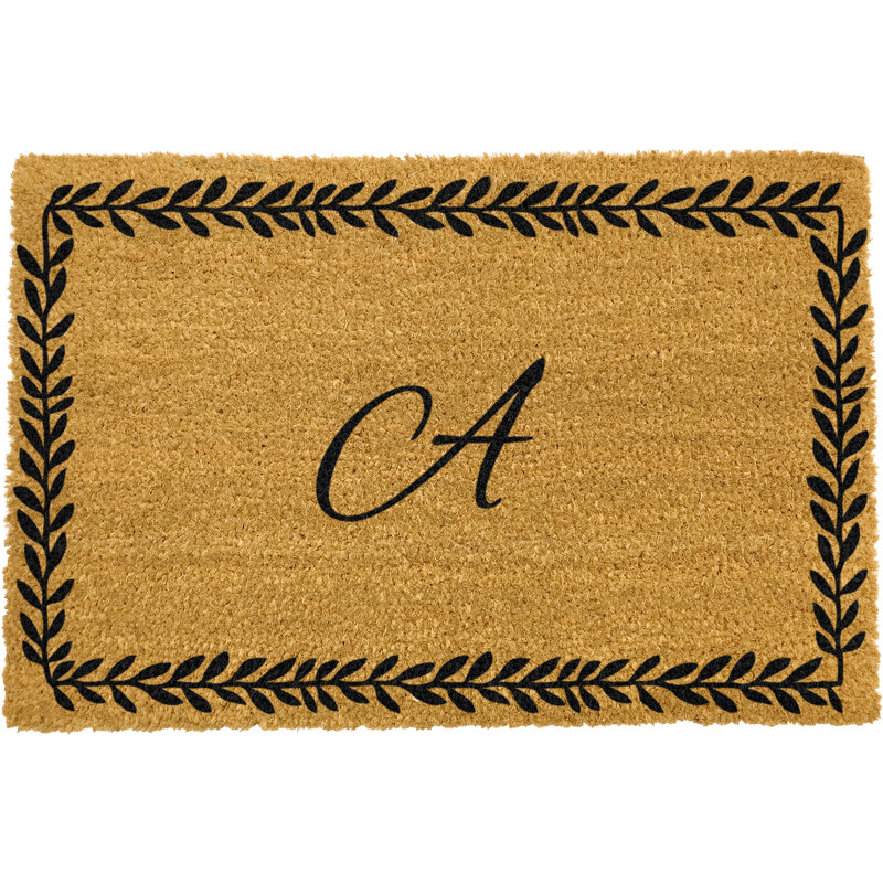 Branum Non-Slip Outdoor Doormat, A