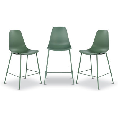 Ensemble de 3 tabourets de bar à hauteur de comptoir Modern