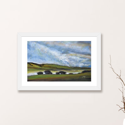 « light on green hills » par la-touche decker, reproduction d’art