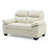 Mouton Faux Leather Pillow Top Arm Loveseat-113036984-20432792